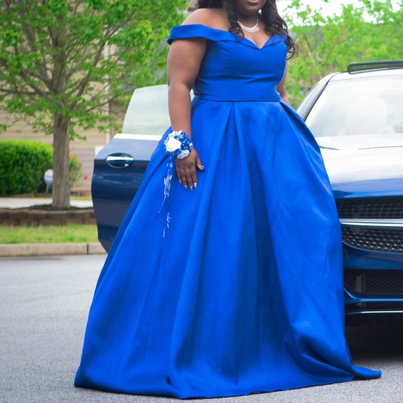 Dresses | Royal Blue Prom Dress Plus Size | Poshmark